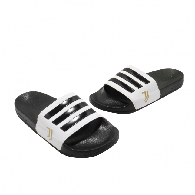 adidas Adilette Shower Black White Gold - Jul 2020 - FW7075