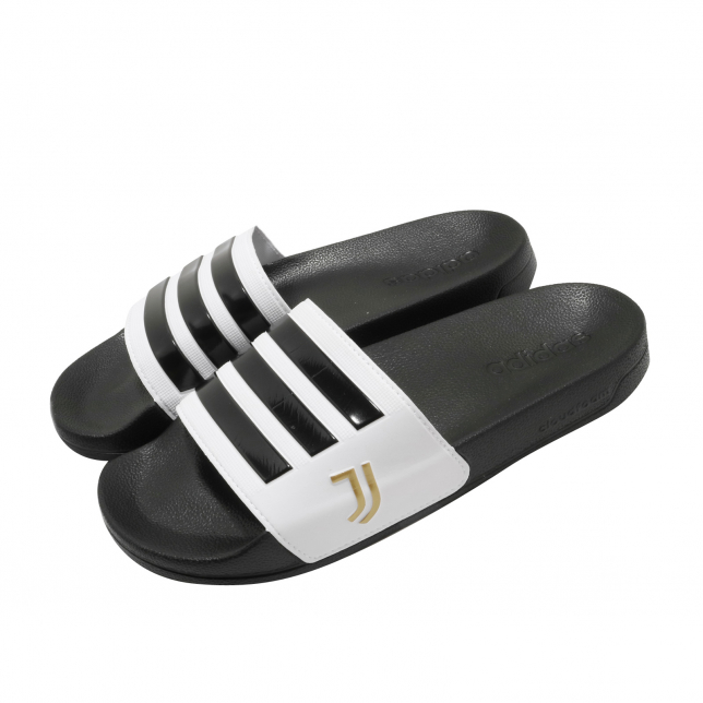 adidas Adilette Shower Black White Gold - Jul 2020 - FW7075