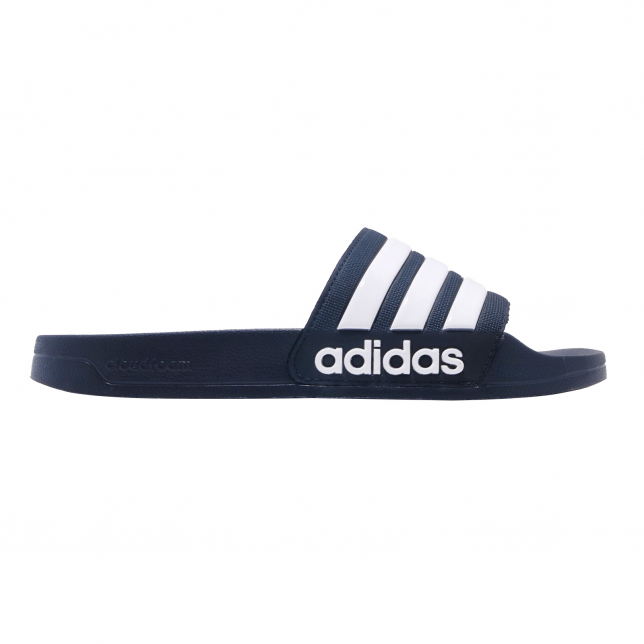 adidas Adilette Shower Collegiate Navy Footwear White - May 2019 - AQ1703