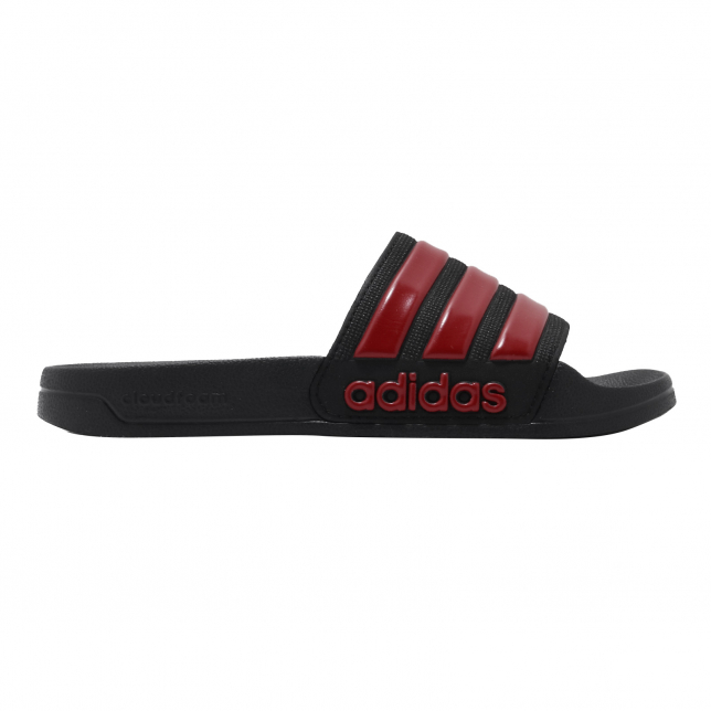 adidas Adilette Shower Core Black Scarlet