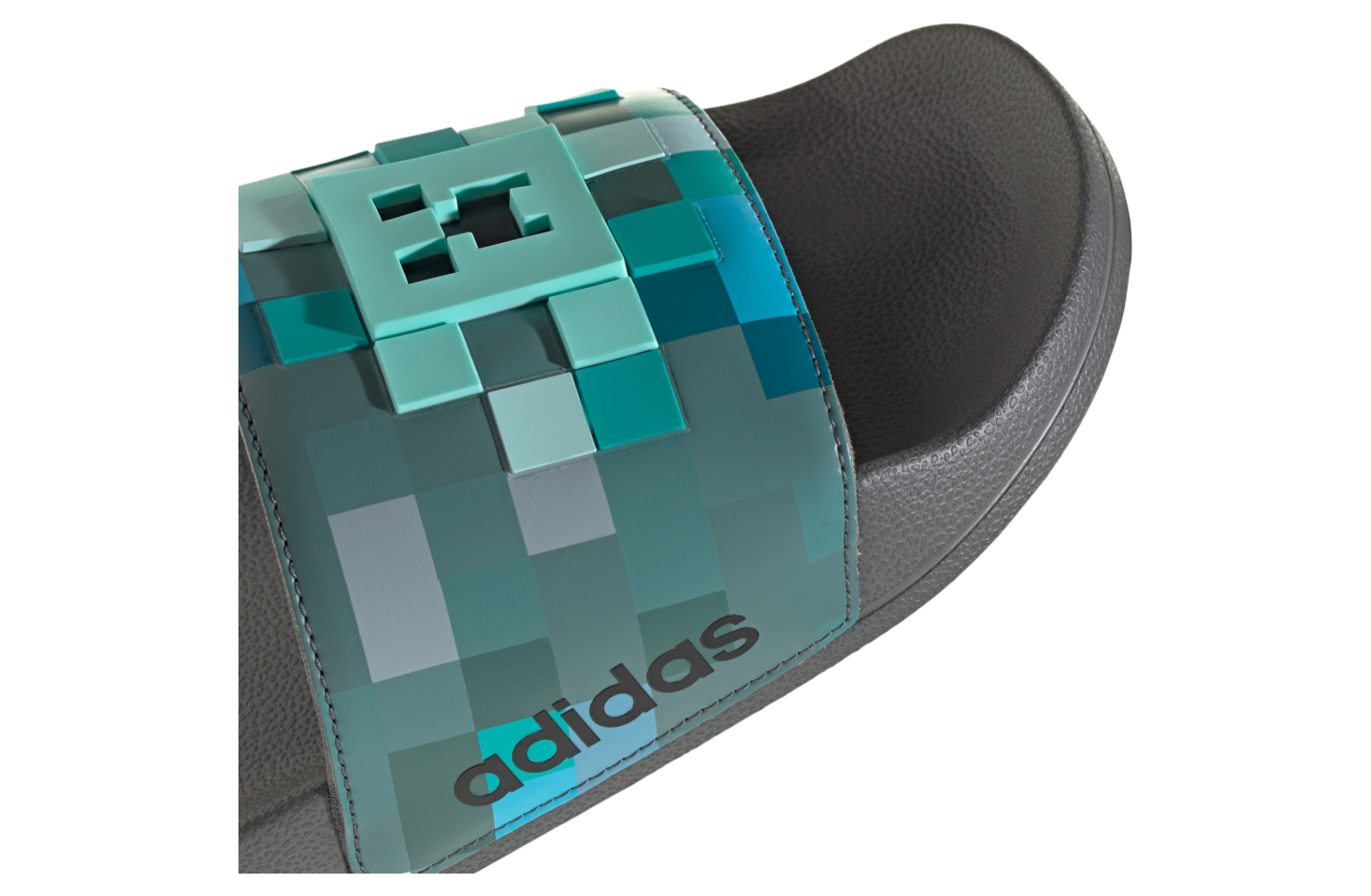 Adidas Adilette Shower Minecraft Grey Four