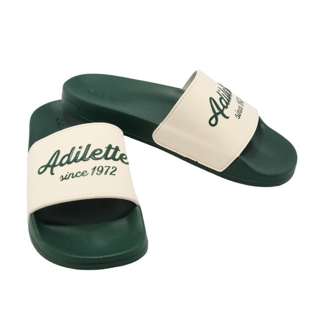 Adidas Adilette Shower Wonder White / Collegiate Green