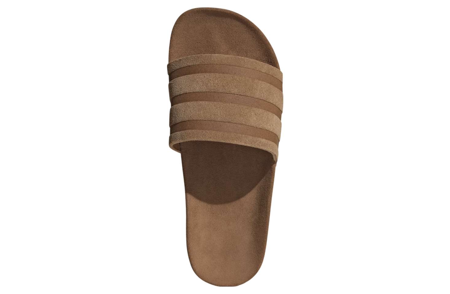 Adidas Adilette Suede WMNS Brown Desert / Gum