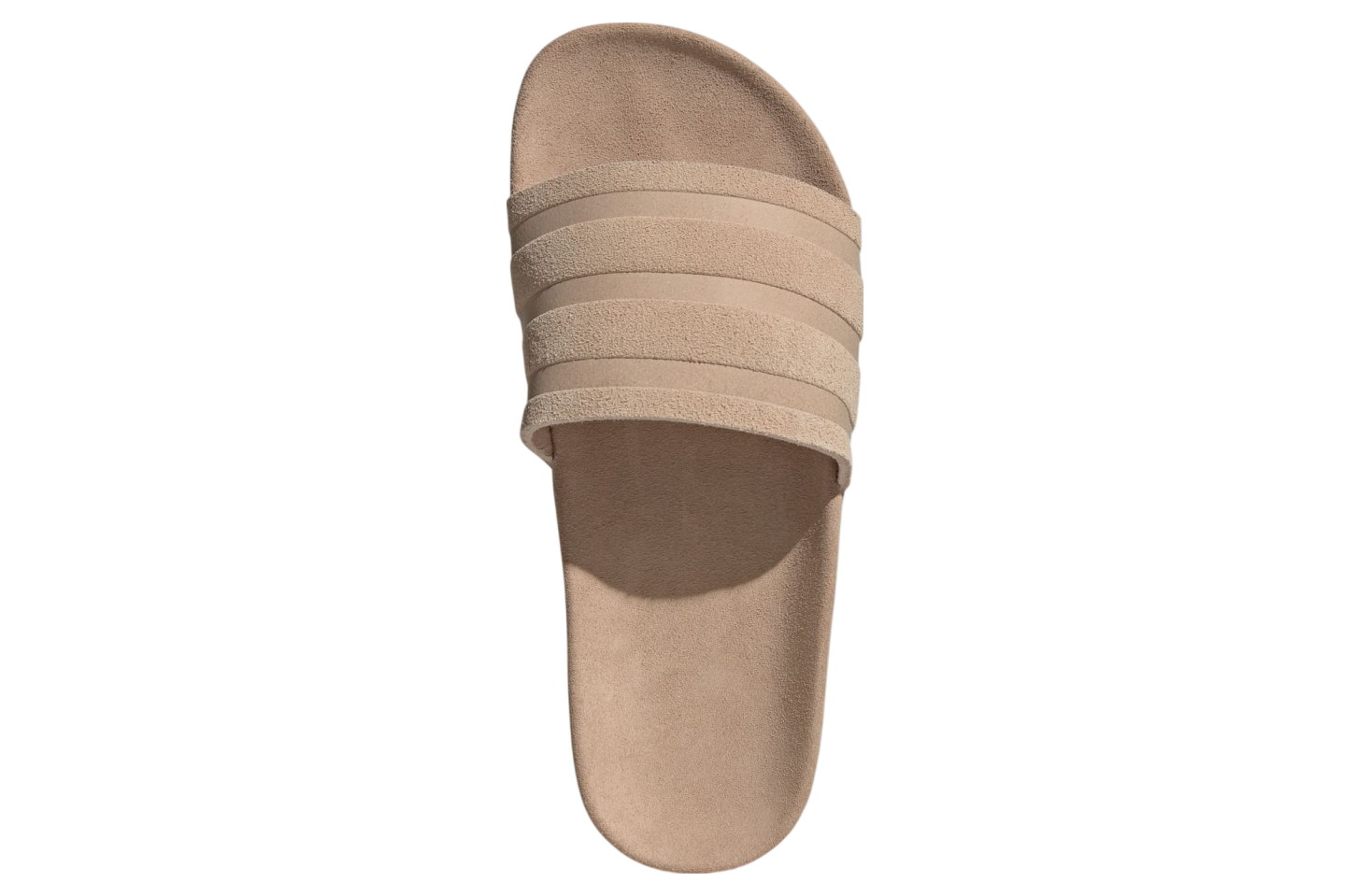 Adidas Adilette Suede Wmns Magic Beige / Gum