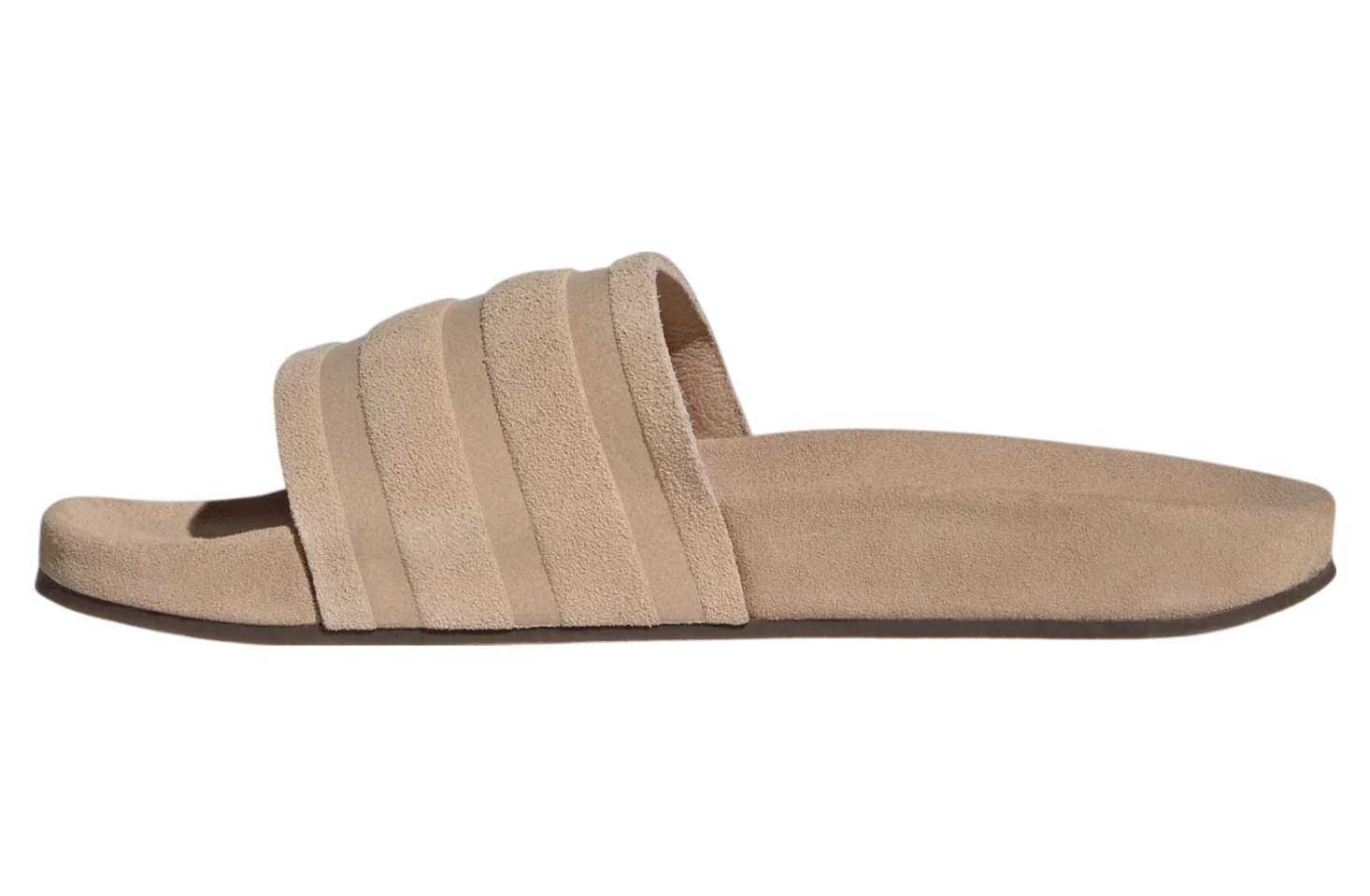 Adidas Adilette Suede WMNS Magic Beige / Gum