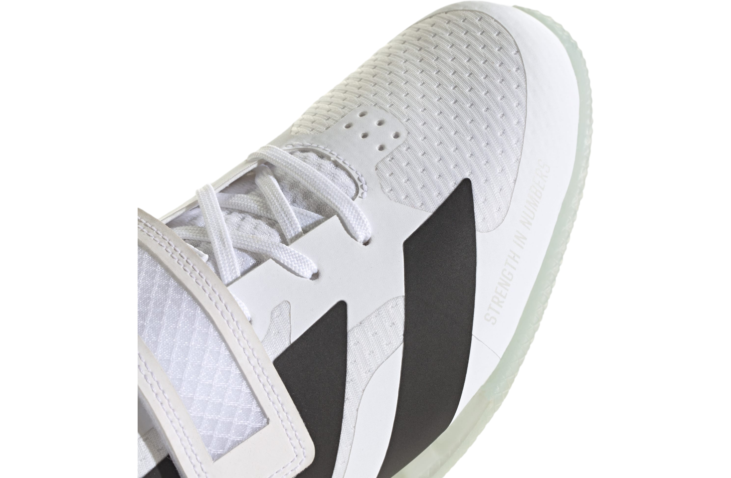 Adidas Adipower 3 Cloud White / Core Black / Crystal Sky