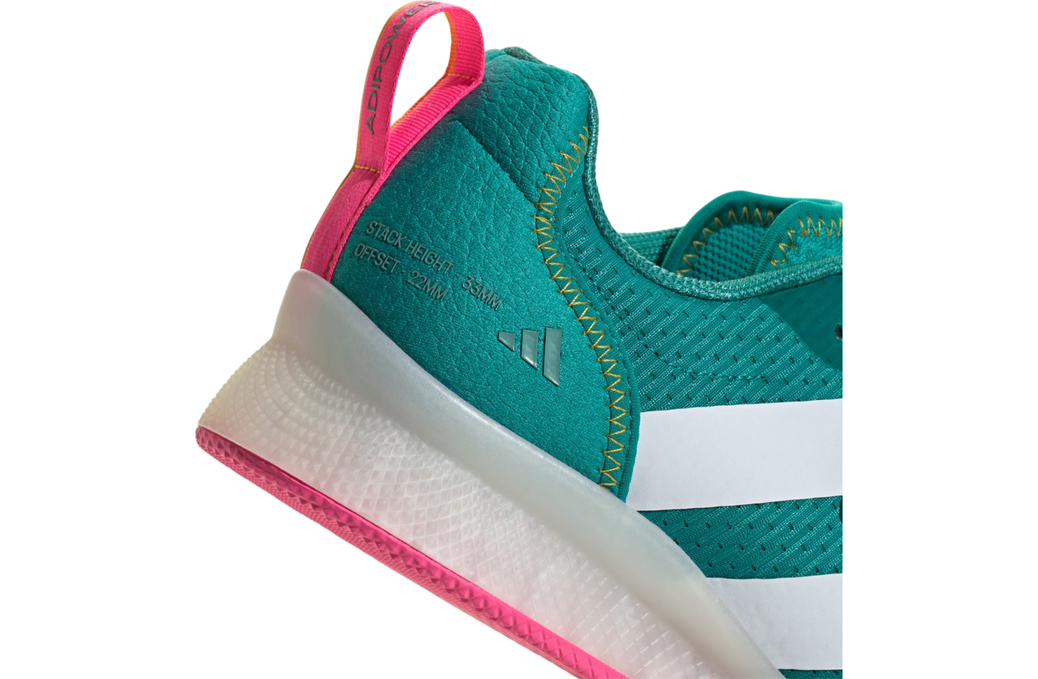 Adidas Adipower 3 Pure Teal / Cloud White