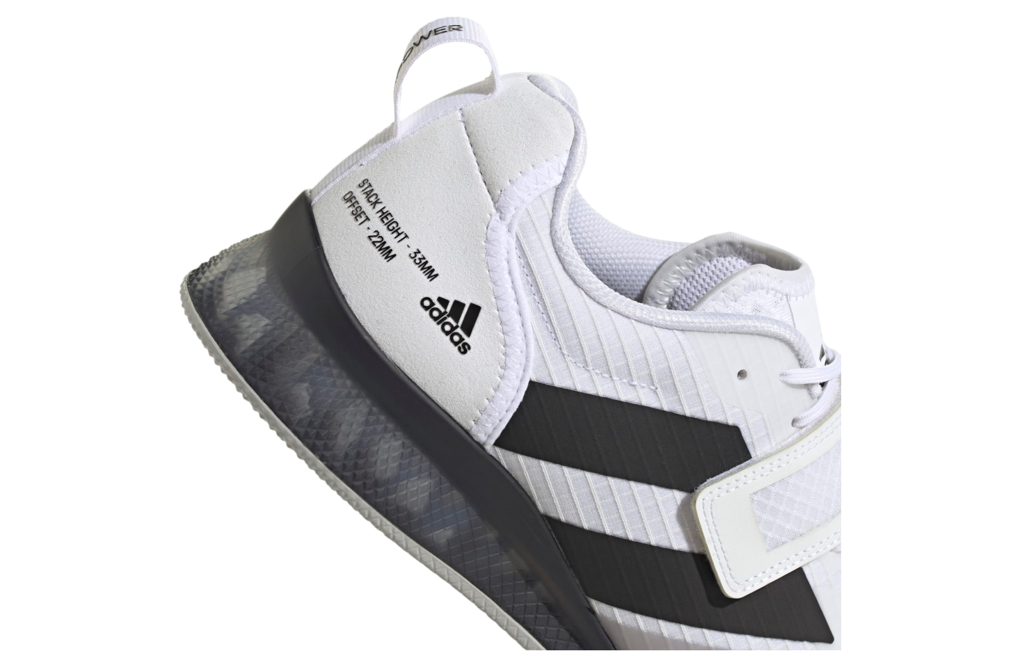 Adidas Adipower 3 Wmns Cloud White / Core Black