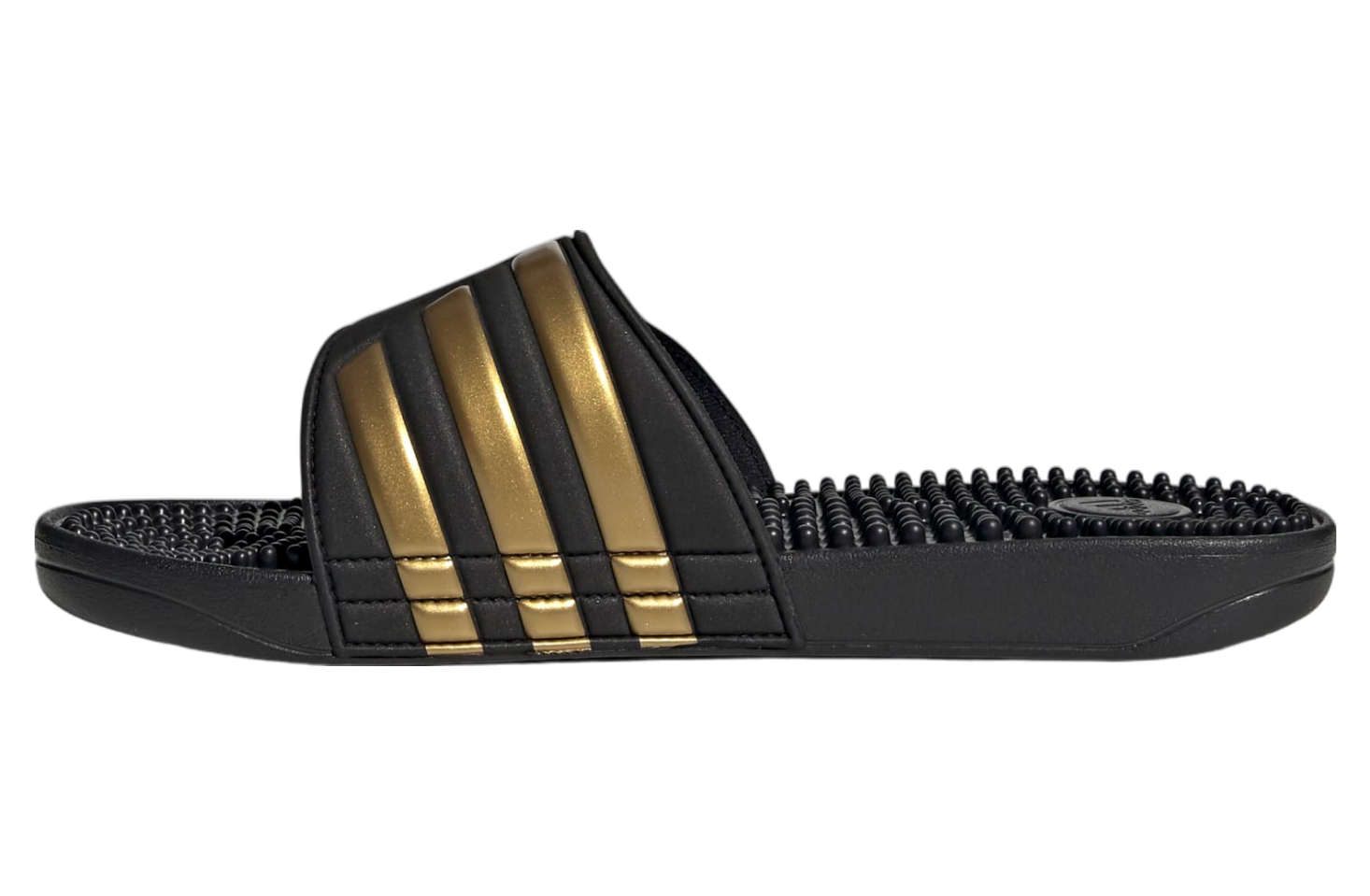 Adidas Adissage Wmns Core Black / Gold Metallic