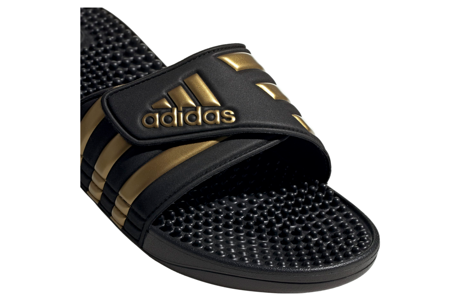 Adidas Adissage Wmns Core Black / Gold Metallic