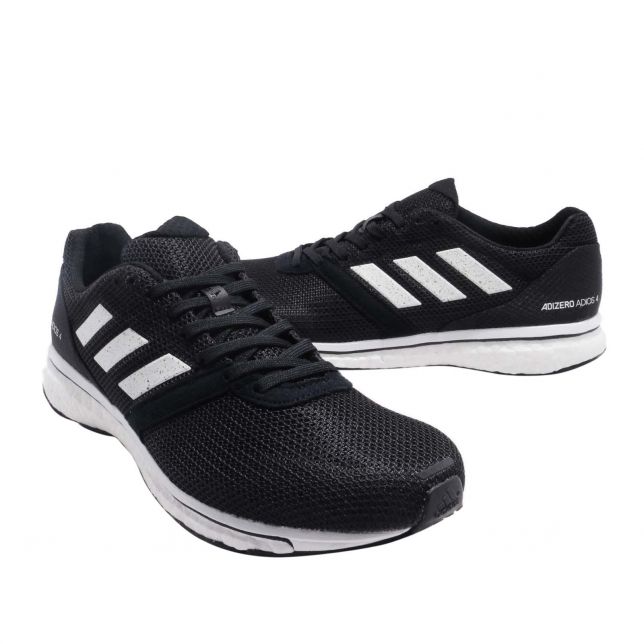 adidas Adizero Adios 4 Core Black Cloud White B37312