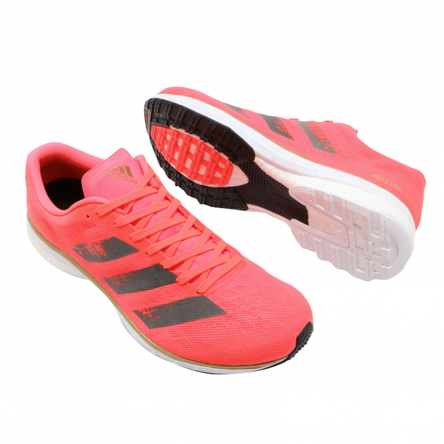 adidas Adizero Adios 5 Signal Pink Core Black - Jul 2020 - EG4667