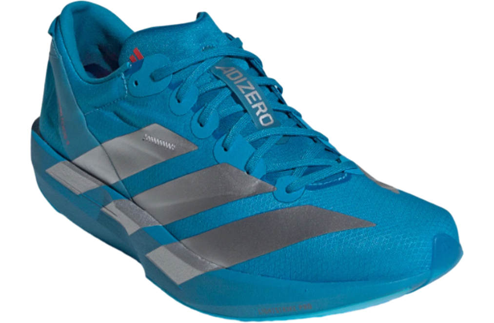 Adidas Adizero Adios 9 M Silver Metallic / Lucid Red