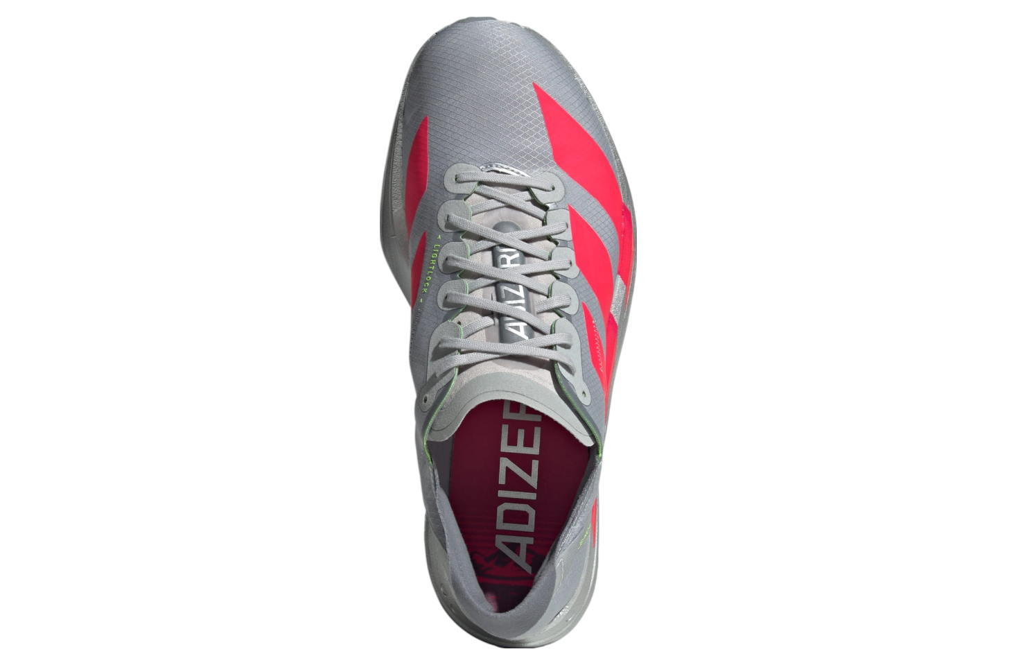 Adidas Adizero Adios Pro 4 Silver Metallic / Lucid Red