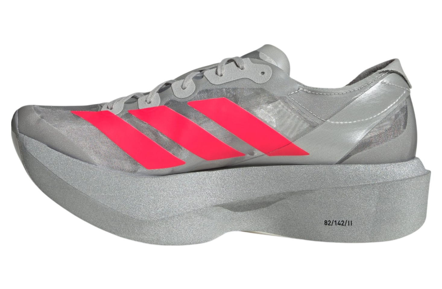Adidas Adizero Adios Pro Evo 2 Silver Metallic / Lucid Red
