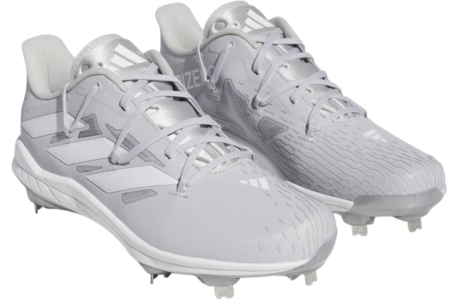 Adidas Adizero Afterburner 9 Cleats Team Light Grey / Cloud White