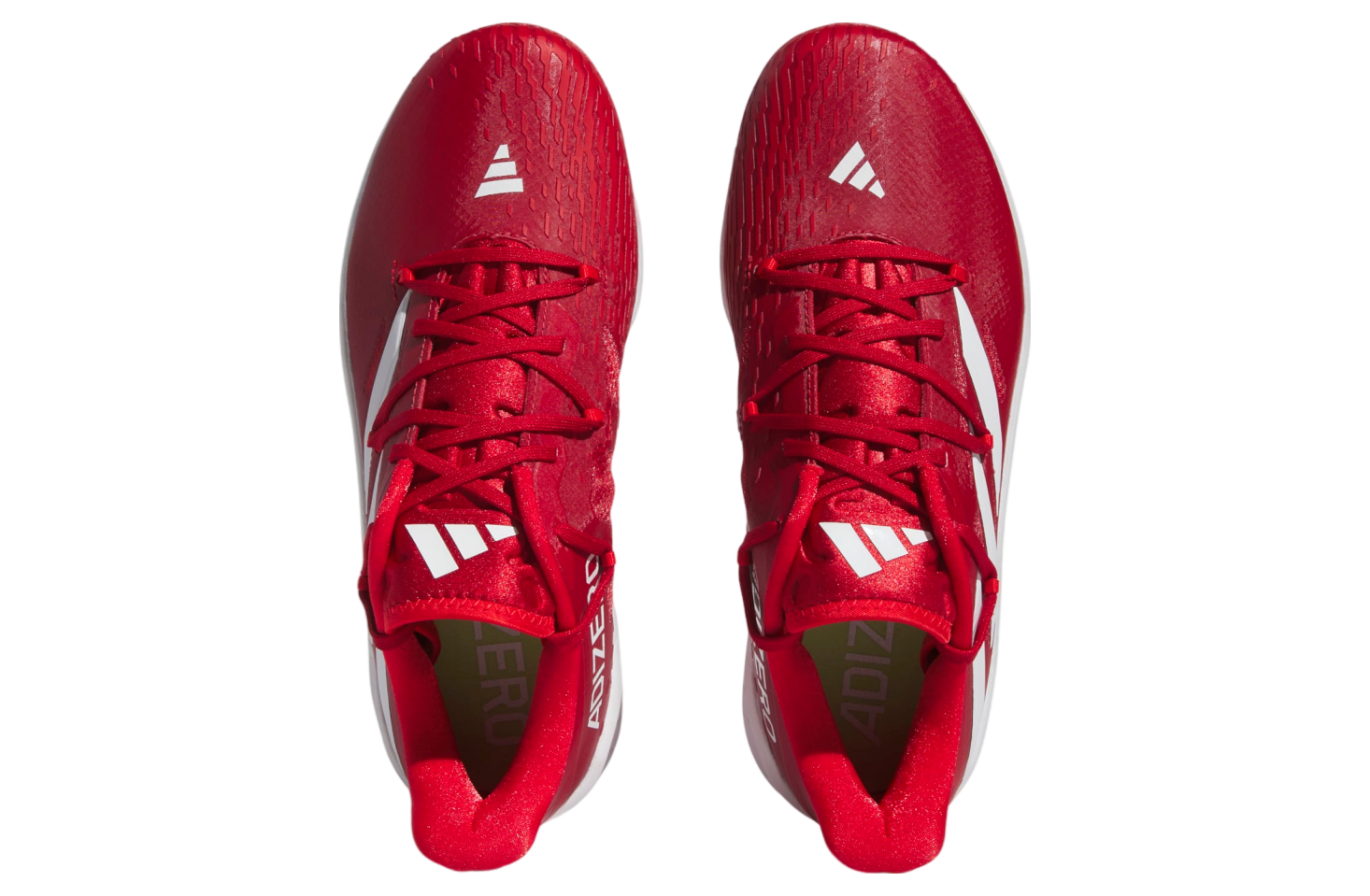 Adidas Adizero Afterburner 9 Cleats Team Power Red 2 / Cloud White