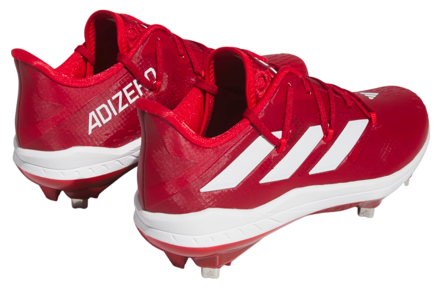 Adidas Adizero Afterburner 9 Cleats Team Power Red 2 / Cloud White