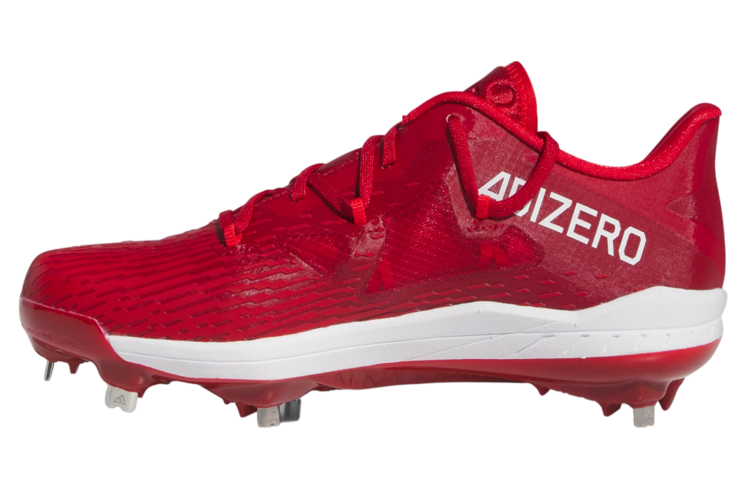 Adidas Adizero Afterburner 9 Cleats Team Power Red 2 / Cloud White