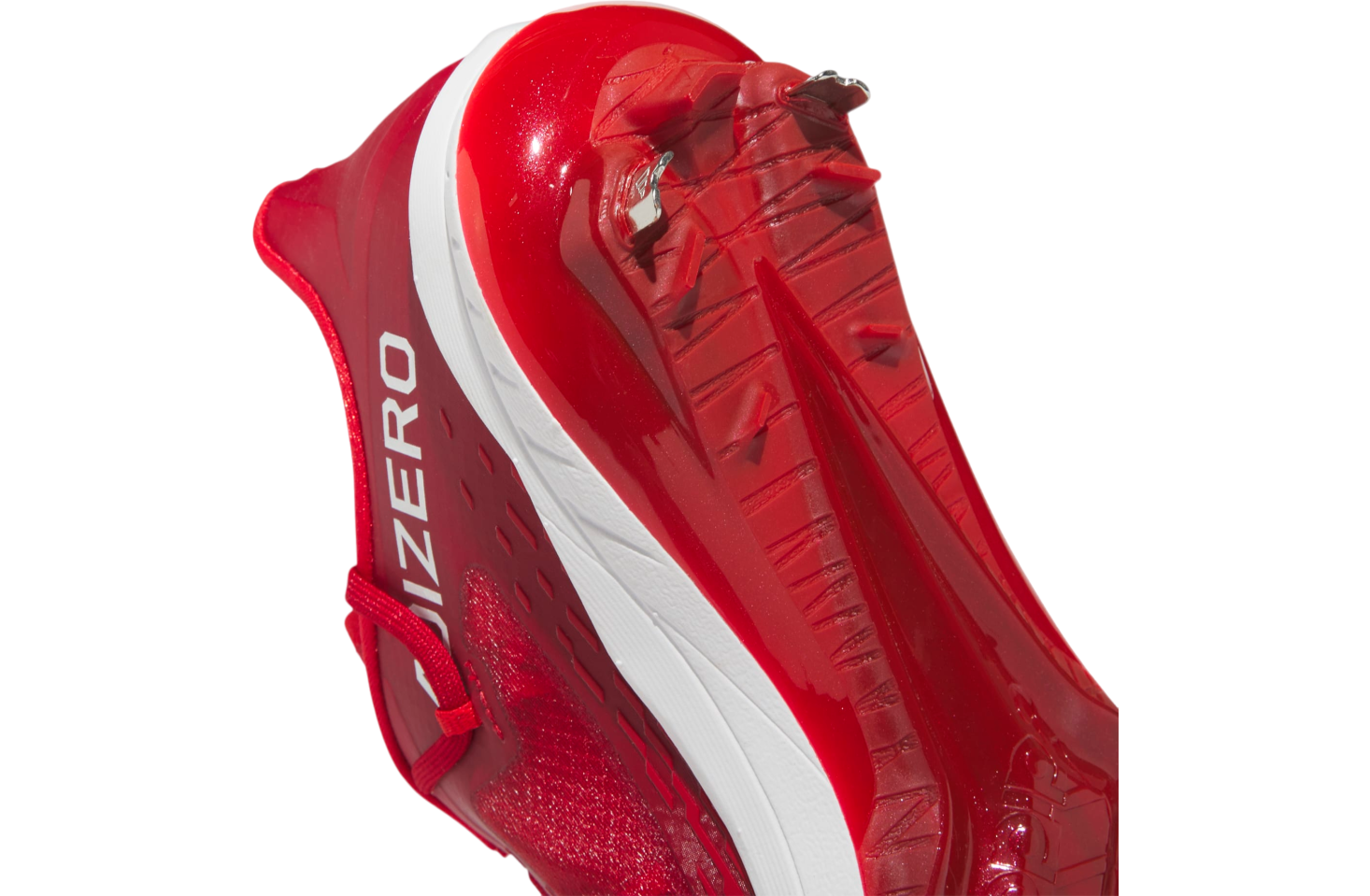 Adidas Adizero Afterburner 9 Cleats Team Power Red 2 / Cloud White