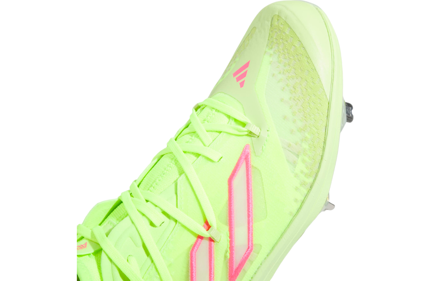 Adidas Adizero Afterburner 9 Nwv Cleats Lucid Lemon / Lucid Pink