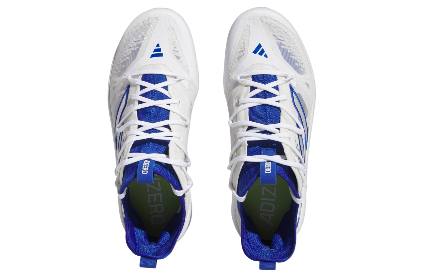 Adidas Adizero Afterburner 9 Nwv Cleats Royal Blue / Silver Metallic