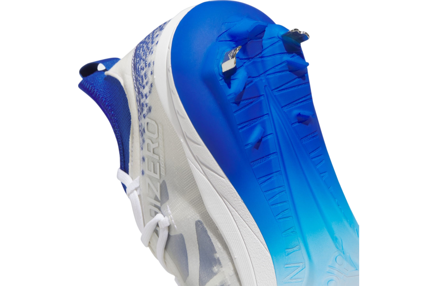 Adidas Adizero Afterburner 9 Nwv Cleats Royal Blue / Silver Metallic