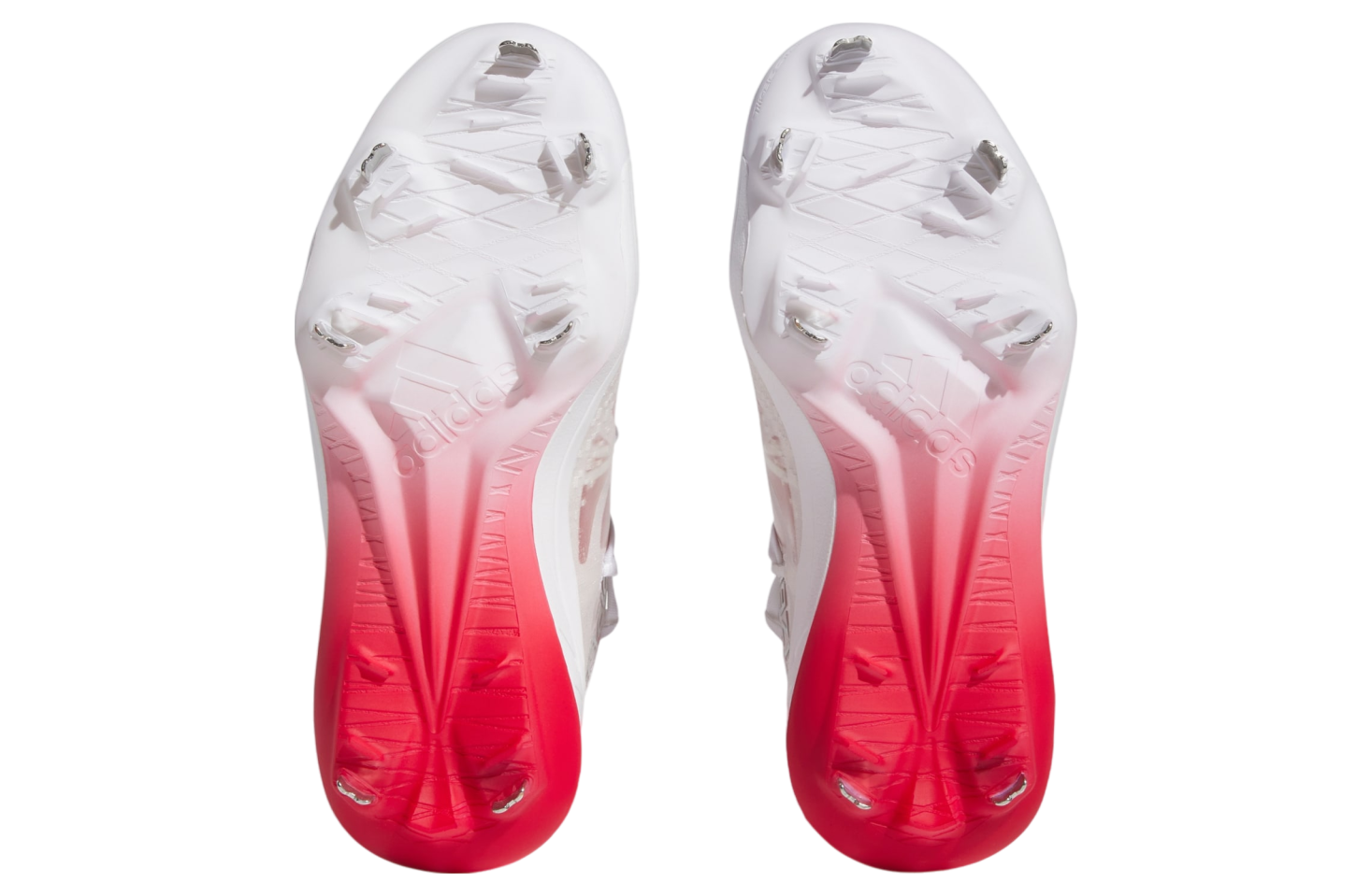 Adidas Adizero Afterburner 9 Nwv Cleats Team Power Red 2 / Silver Metallic