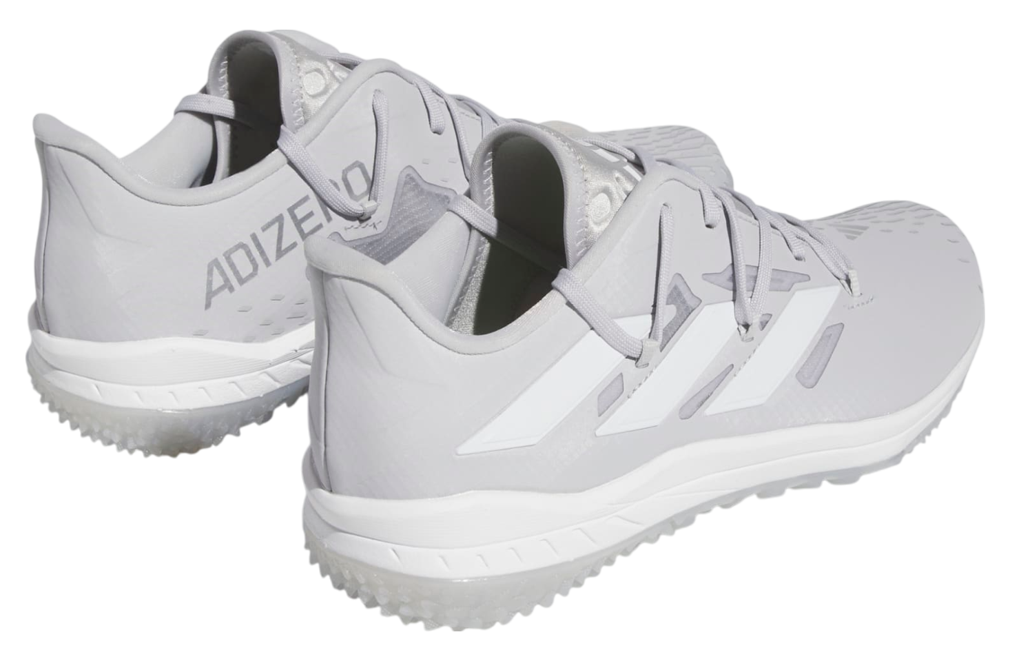 Adidas Adizero Afterburner 9 Turf Baseball Team Light Grey / Cloud White