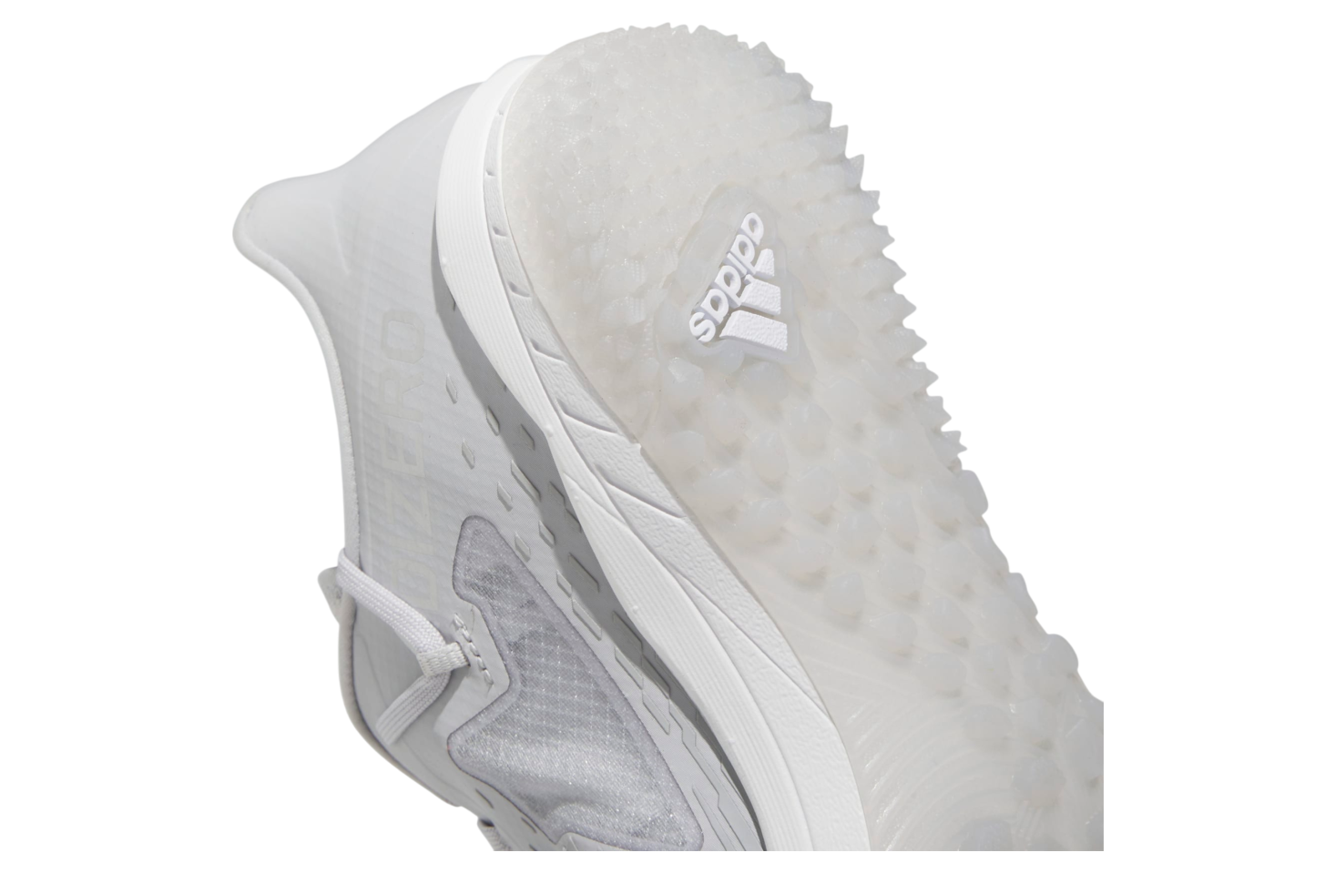 Adidas Adizero Afterburner 9 Turf Baseball Team Light Grey / Cloud White