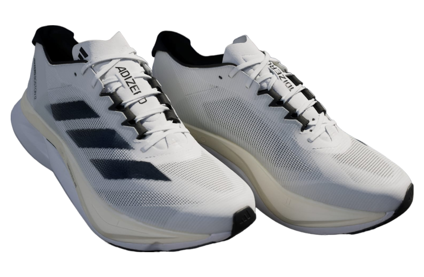 Adidas Adizero Boston 12 Cloud White / Night Metallic