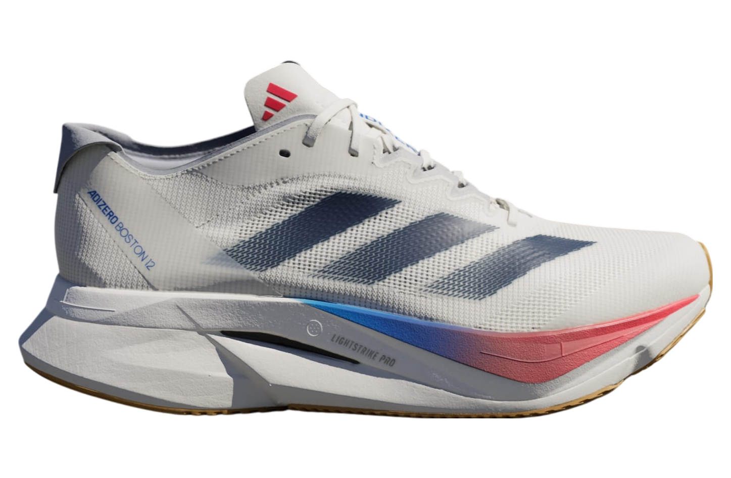 Adidas Adizero Boston 12 Core White / Dark Blue