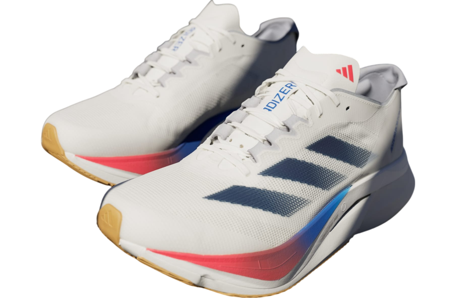 Adidas Adizero Boston 12 Core White / Dark Blue