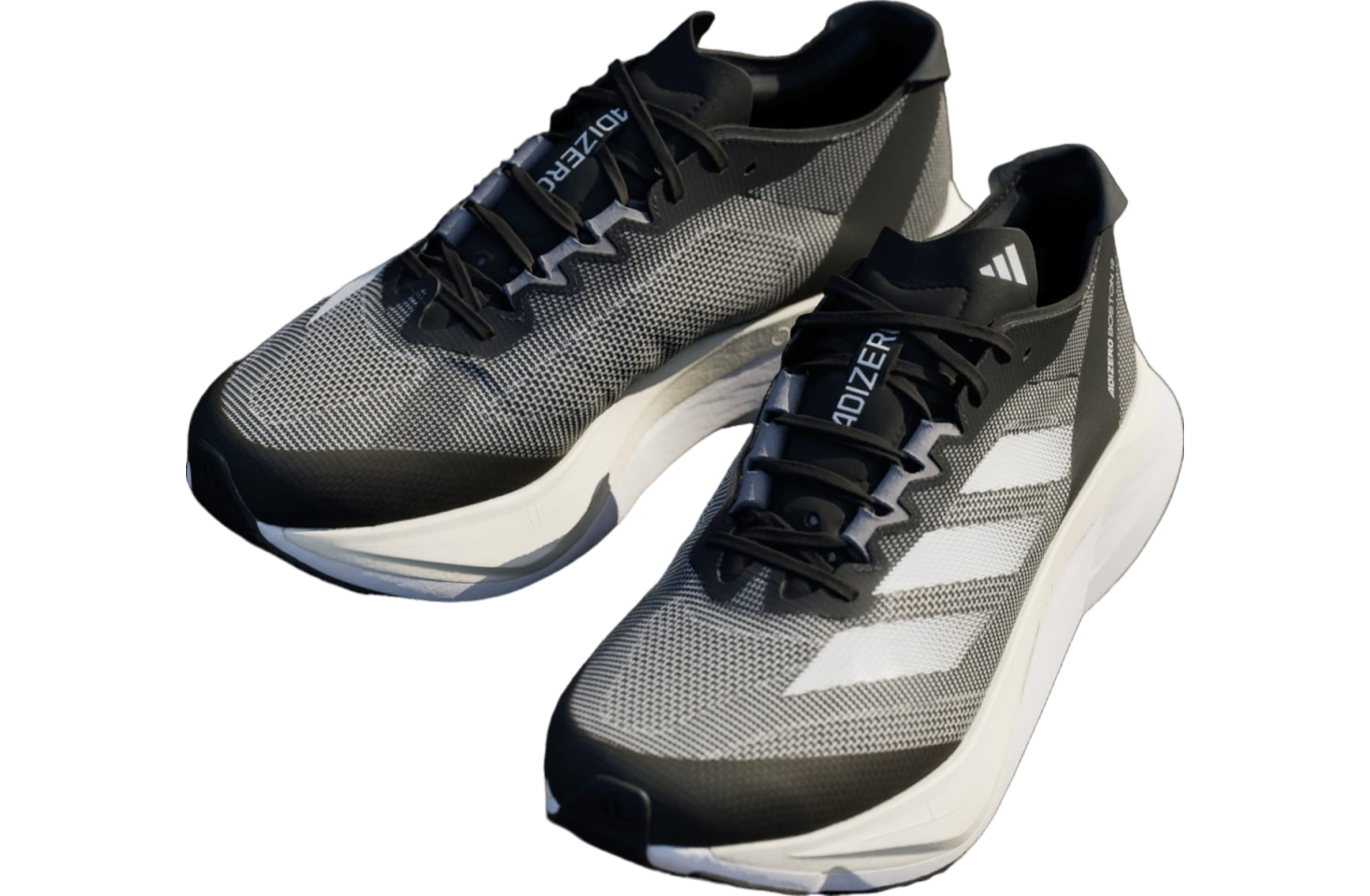 Adidas Adizero Boston 12 Wide WMNS Core Black / Cloud White