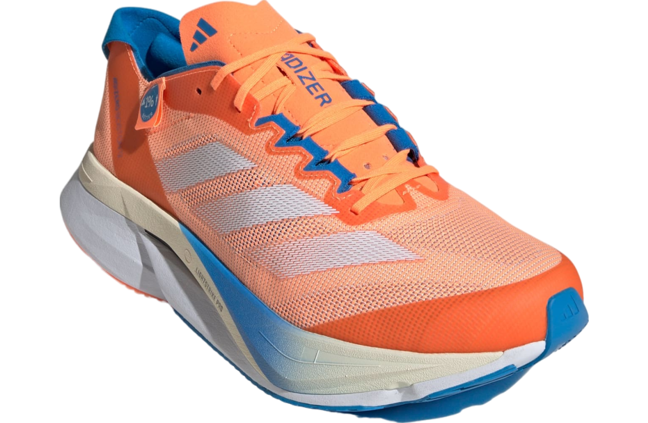 Adidas Adizero Boston 12 Wide WMNS Screaming Orange / Cloud White