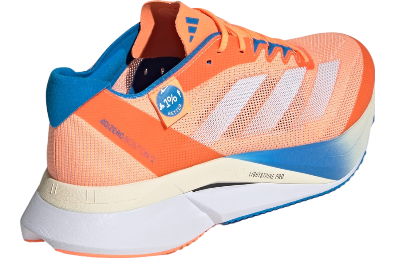 Adidas Adizero Boston 12 Wide WMNS Screaming Orange / Cloud White