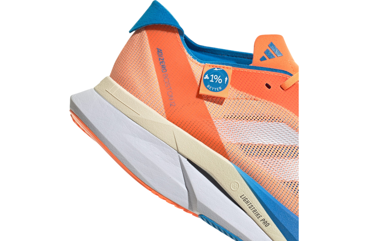 Adidas Adizero Boston 12 Wide WMNS Screaming Orange / Cloud White