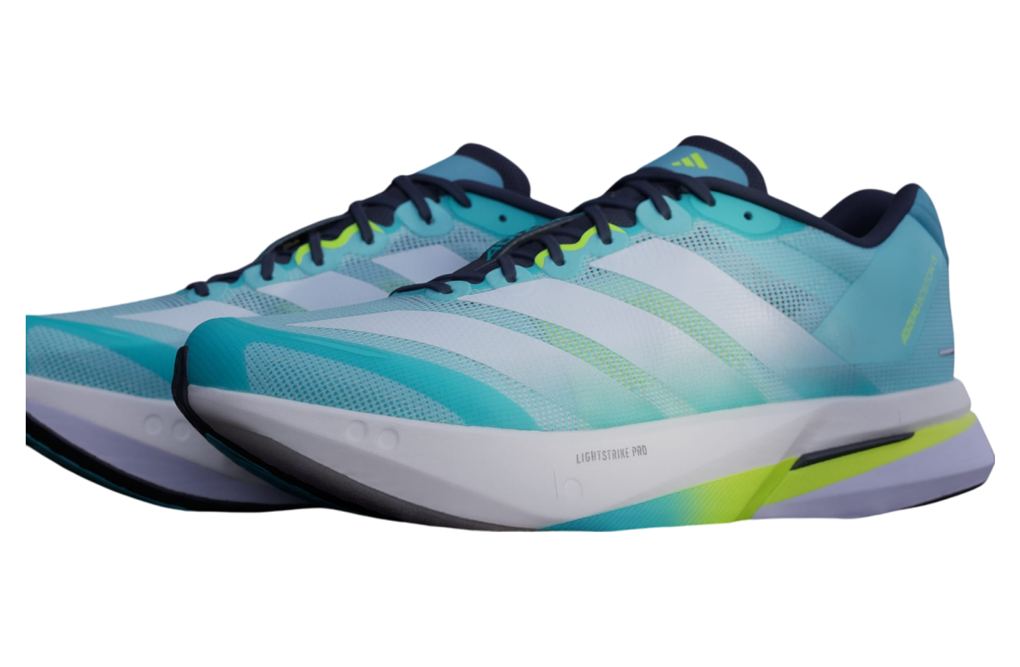 Adidas Adizero Boston 13 Flash Aqua / Cloud White - Jun 2025