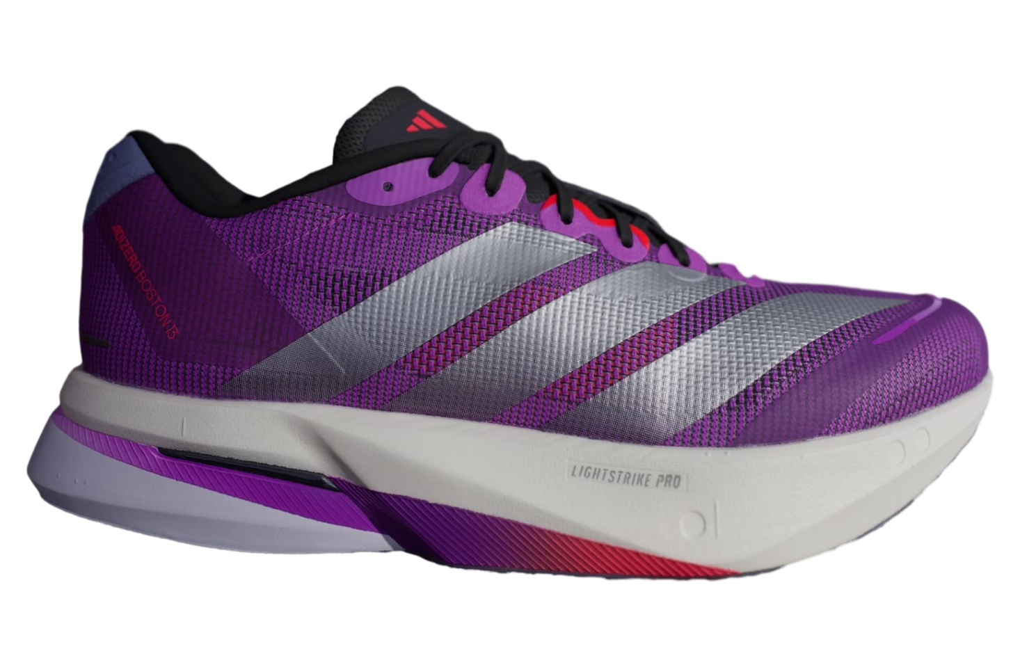 Adidas Adizero Boston 13 Purple Burst / Silver Metallic