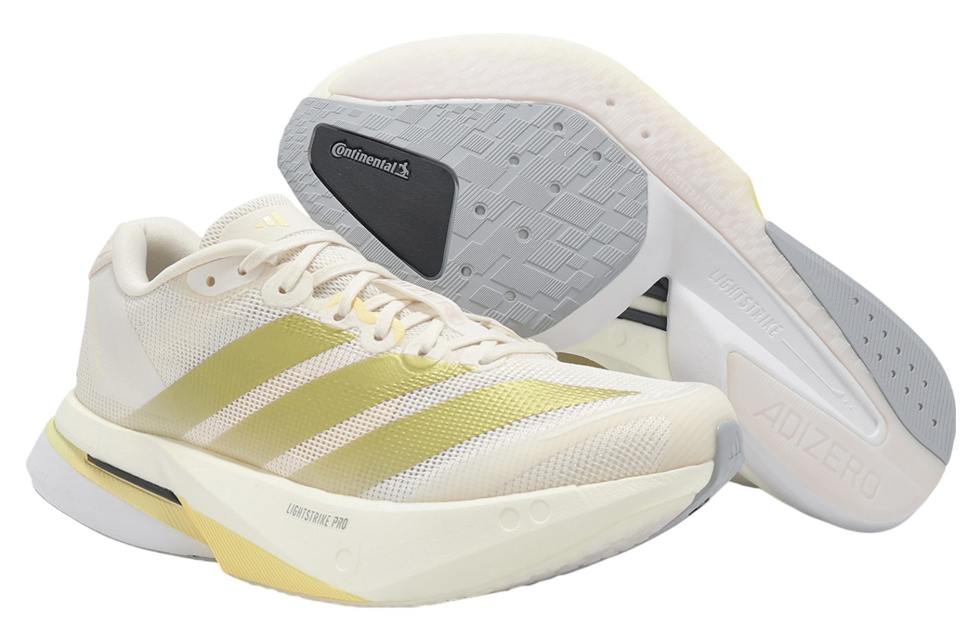 Adidas Adizero Boston 13 W Chalk White / Gold Metallic