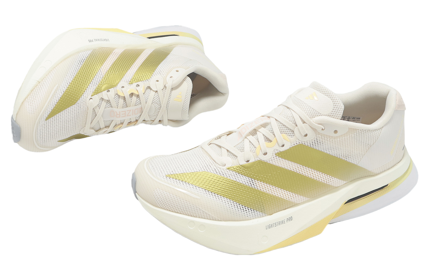 Adidas Adizero Boston 13 W Chalk White / Gold Metallic