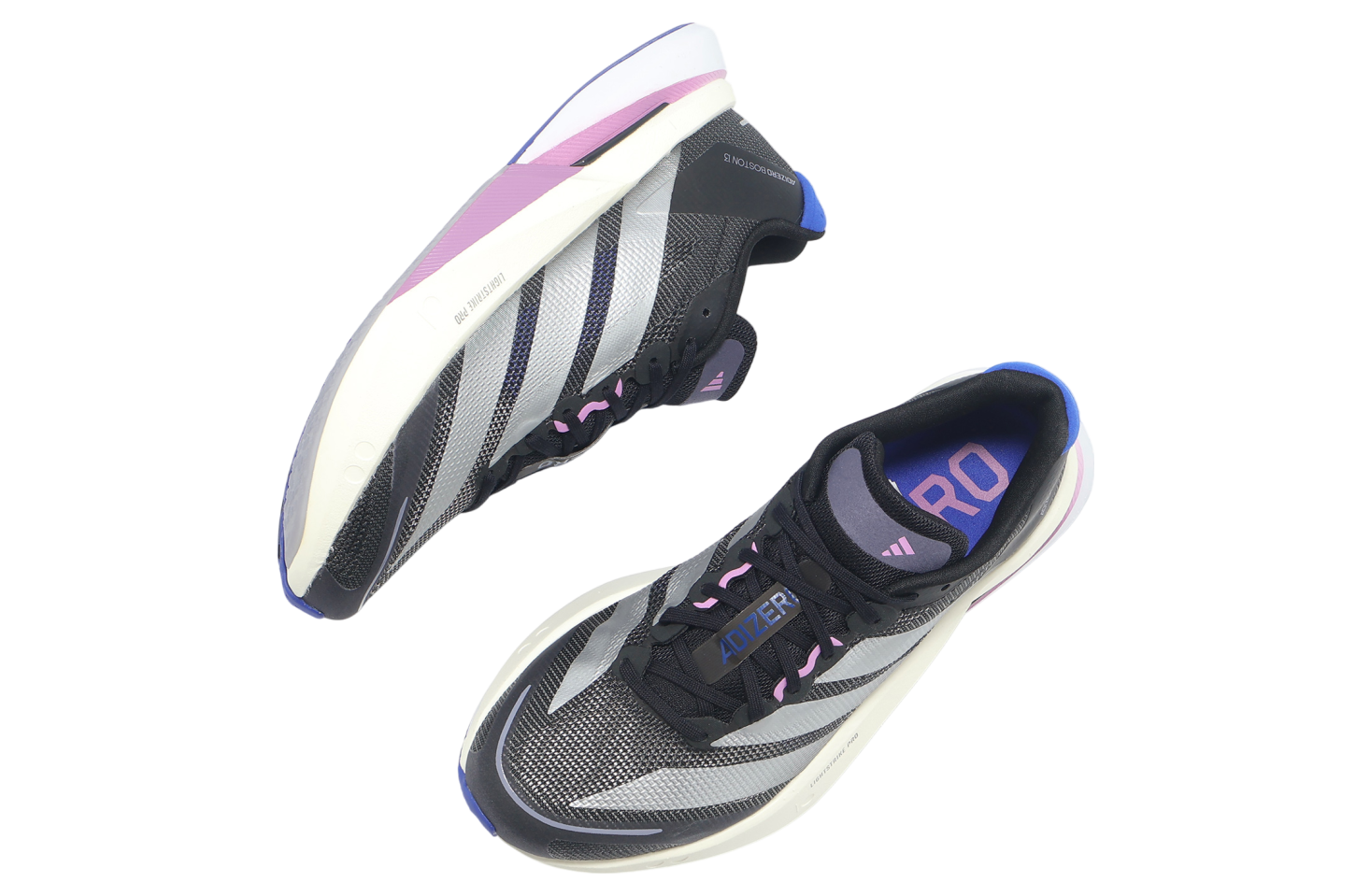 Adidas Adizero Boston 13 W Core Black / Silver Metallic