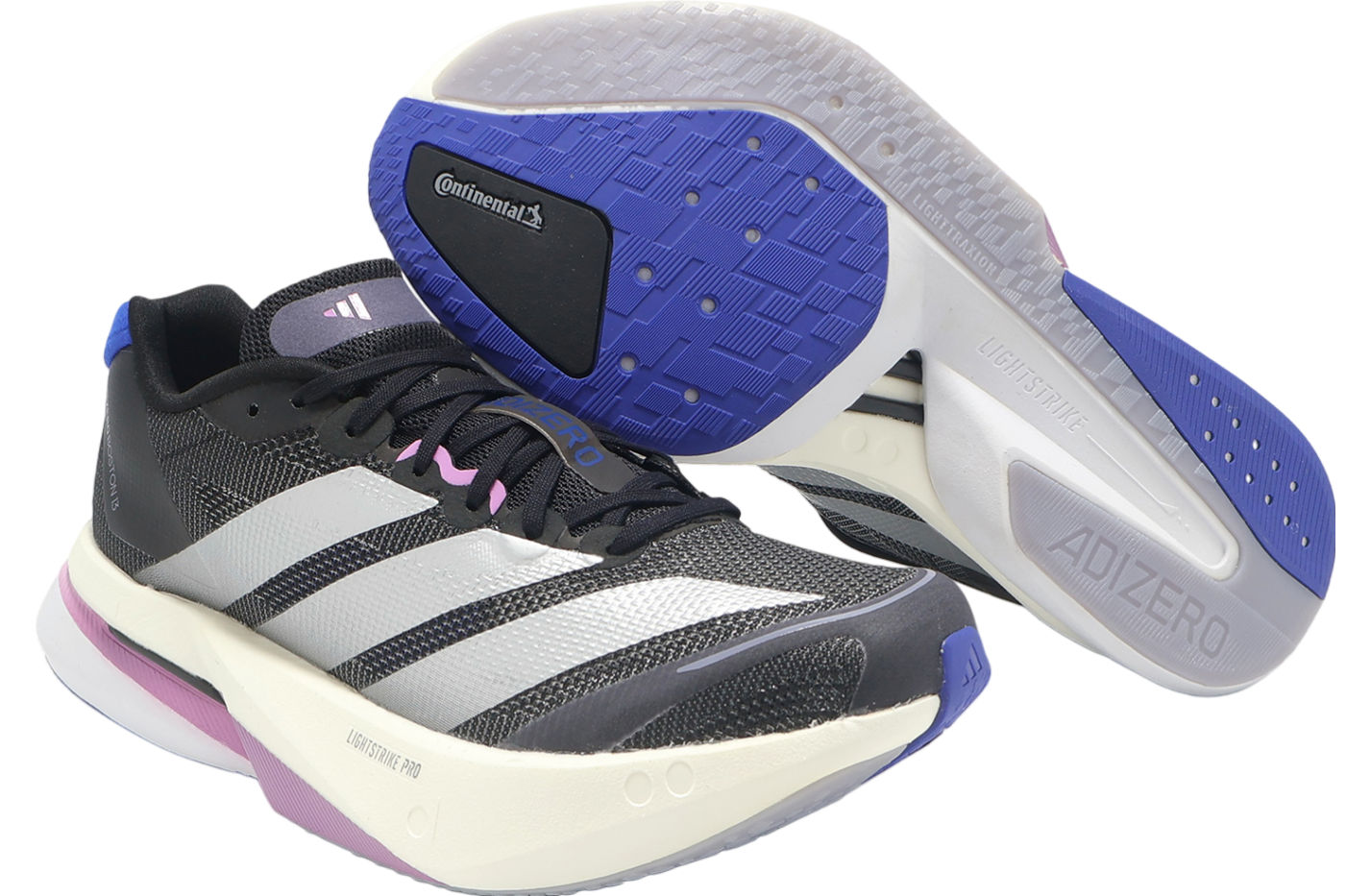Adidas Adizero Boston 13 W Core Black / Silver Metallic