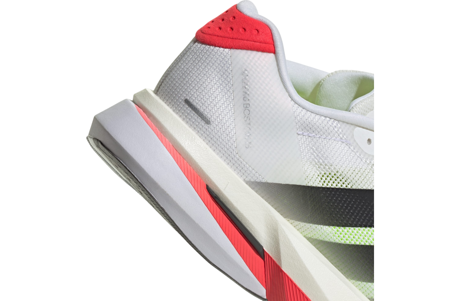 ADIZERO BOSTON 13 M ホワイト/ブラック/レッド Adidas Adizero Boston 13 M Footwear White / Core Black - Jun