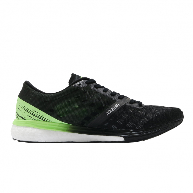 adidas Adizero Boston 9 Core Black Signal Green EG4657