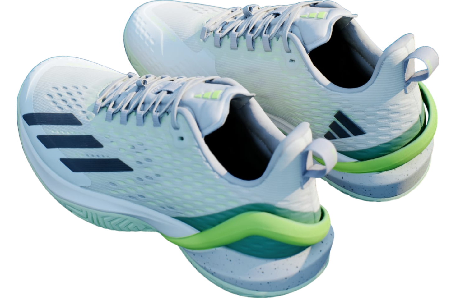 Adidas Adizero Cybersonic Tennis Crystal Jade / Lucid Lemon