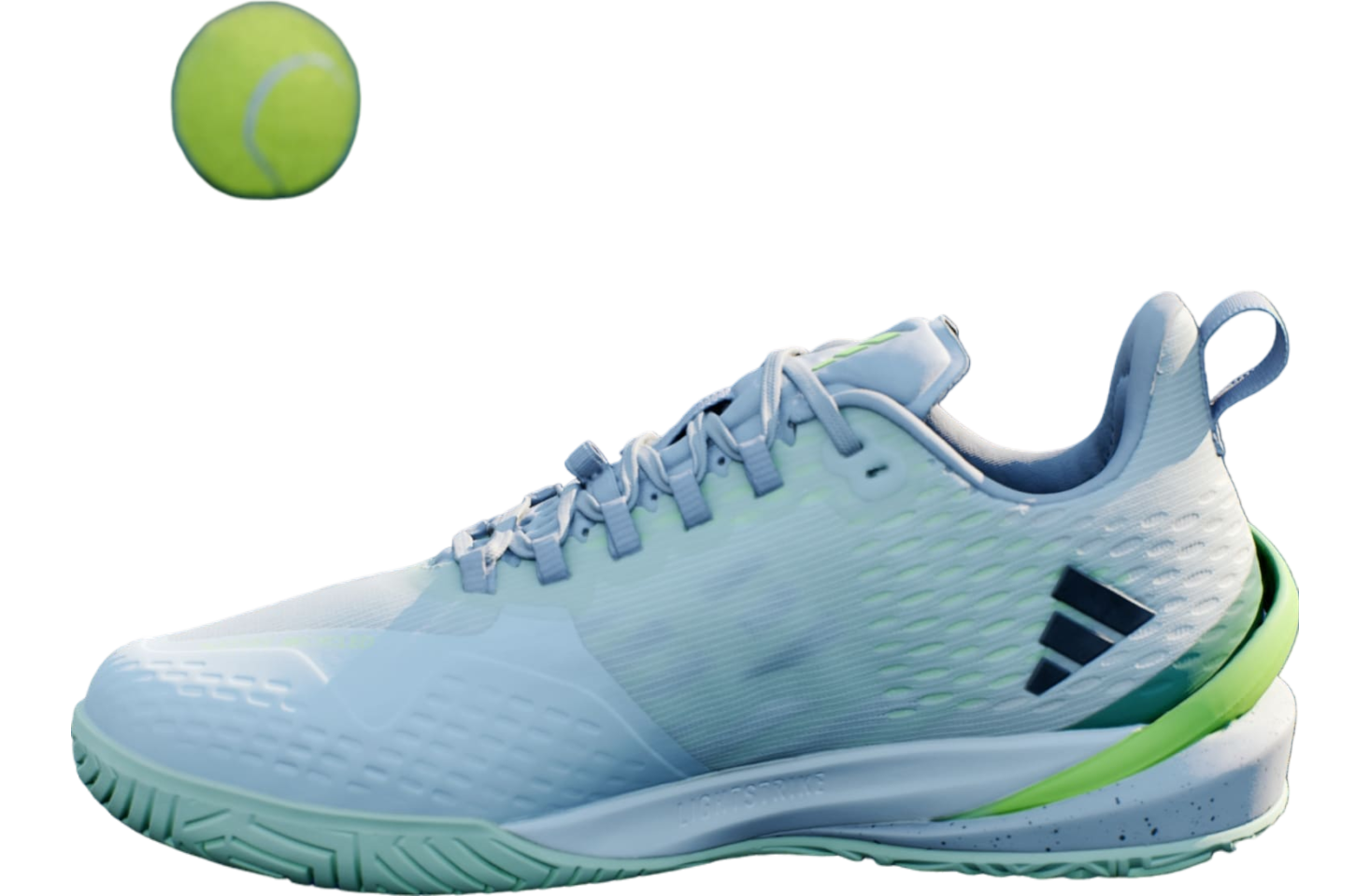 Adidas Adizero Cybersonic Tennis Crystal Jade / Lucid Lemon