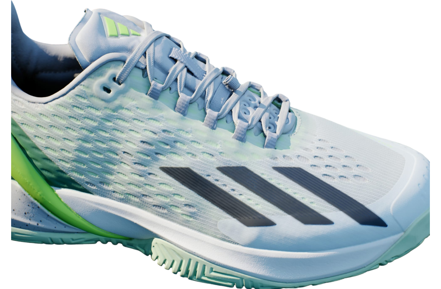 Adidas Adizero Cybersonic Tennis Crystal Jade / Lucid Lemon