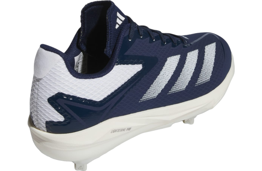 Adidas Adizero Electric Baseball Cleats Team Navy Blue 2 / Cloud White