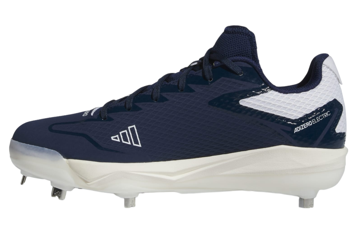 Adidas Adizero Electric Baseball Cleats Team Navy Blue 2 / Cloud White